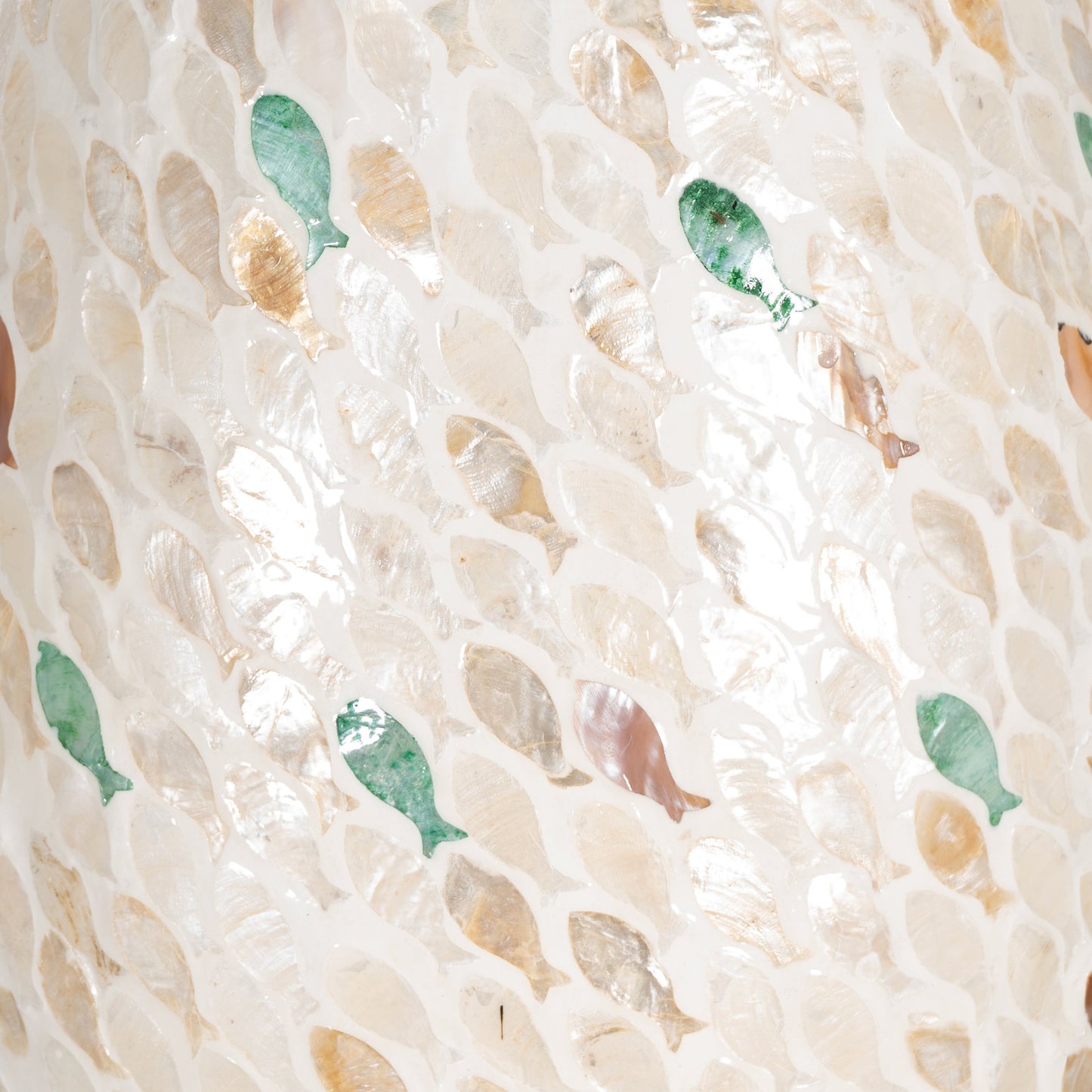 Table tambour de Capiz