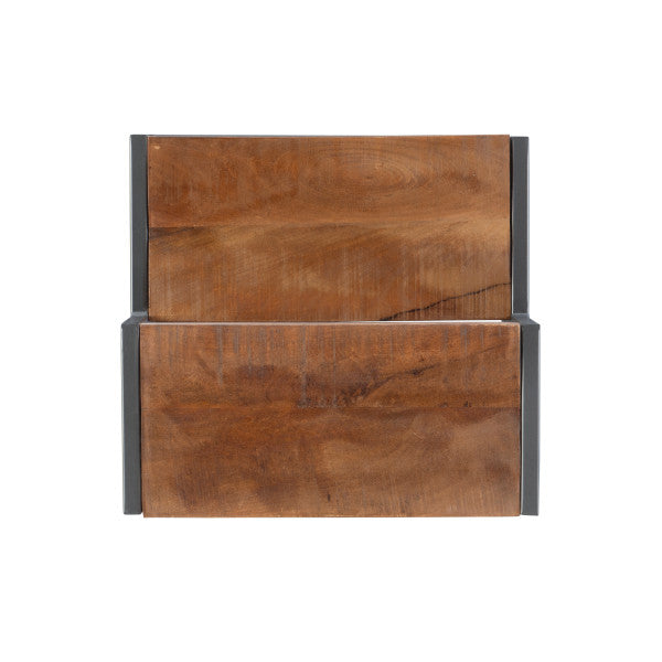 Marches de lit Bodie en bois et métal