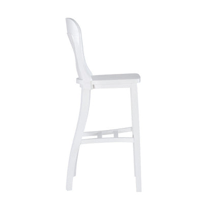 Tabourets de bar Norman blancs (lot de 2)