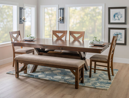 Ensemble de salle à manger Kraven noisette foncée