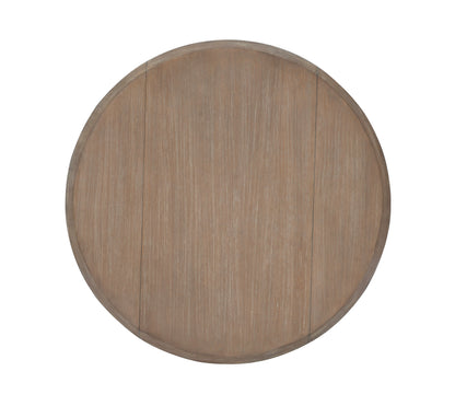 Table ronde à abattants Torino gris délavé