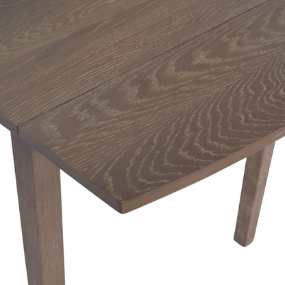 Table à abattants carrée noire Torino