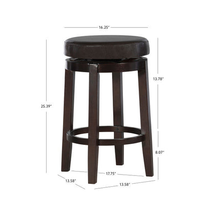 Tabouret Maya en similicuir