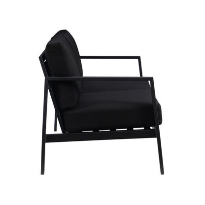 Canapé deux places d'extérieur en aluminium Alora