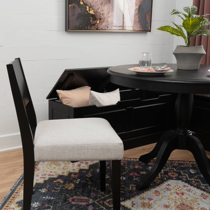 Ensemble de coin repas rembourré Norah 4 pièces