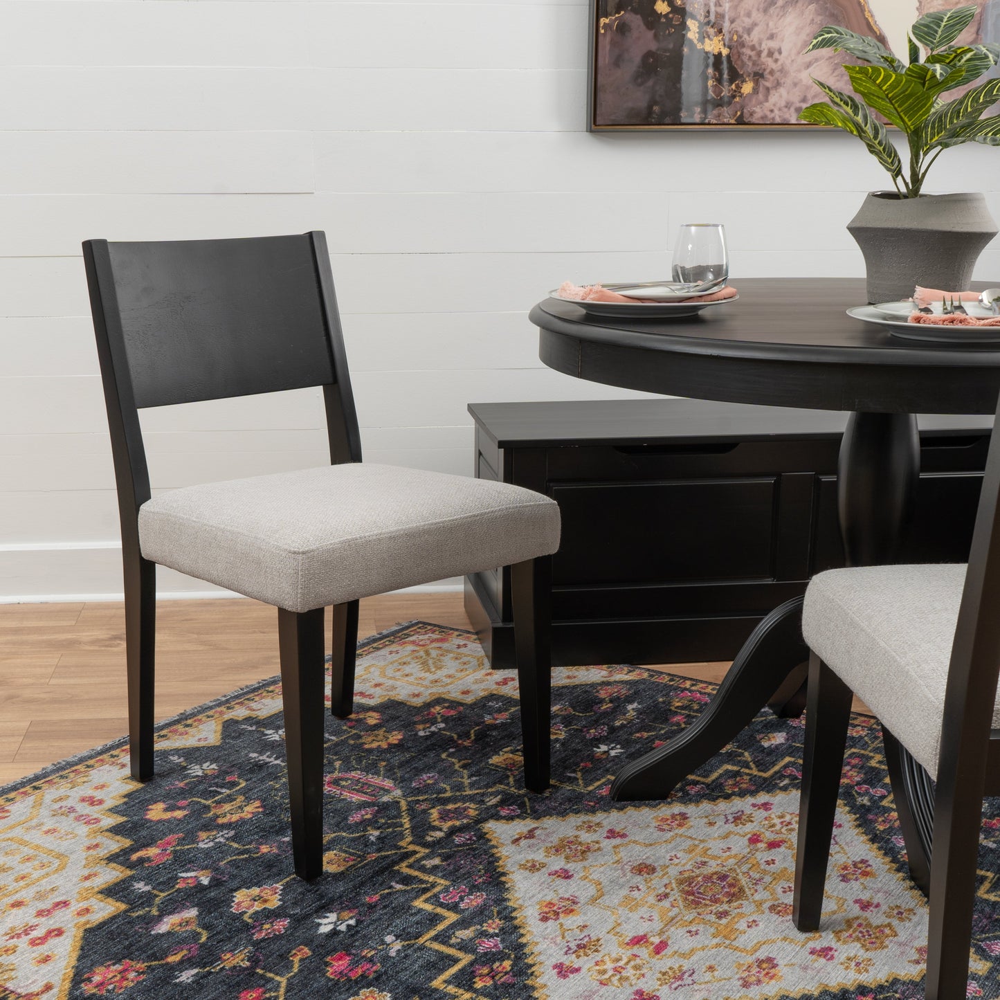 Ensemble de coin repas rembourré Norah 4 pièces