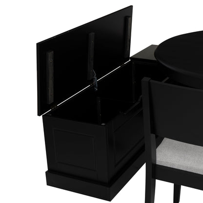 Ensemble de coin repas rembourré Norah 4 pièces