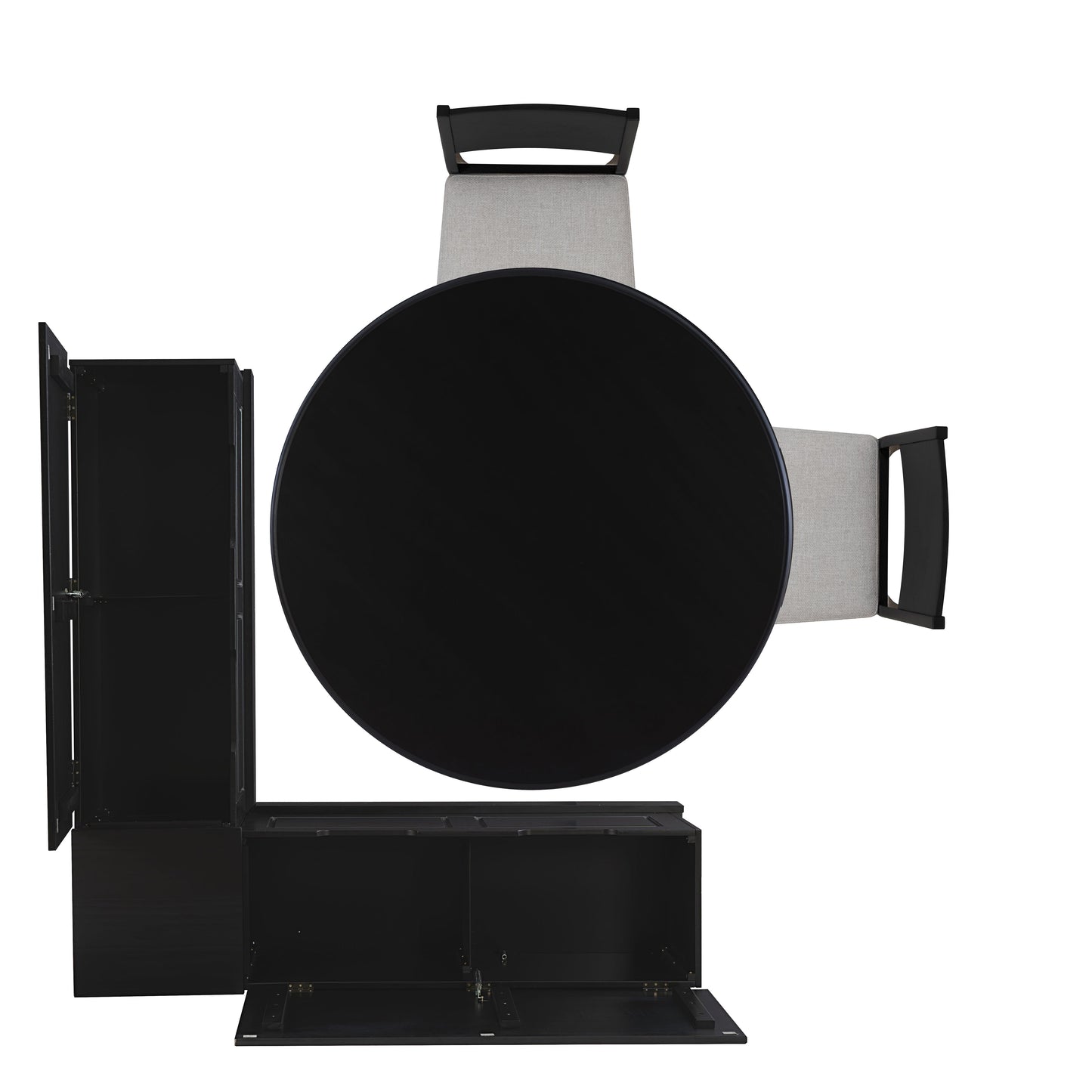 Ensemble de coin repas rembourré Norah 4 pièces