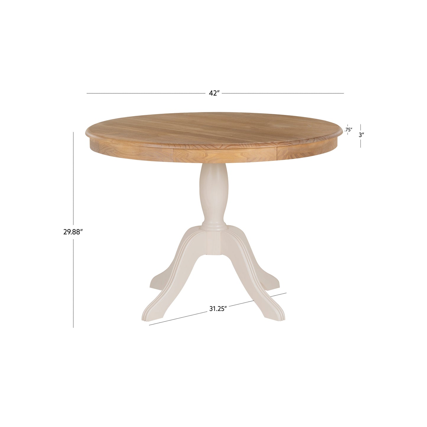 Table sur pied Norah Black