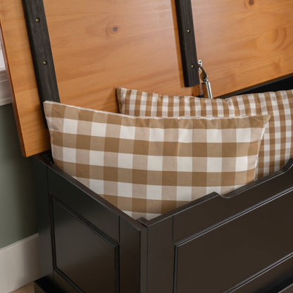 Table d'angle en noyer noir Norah, 2 chaises