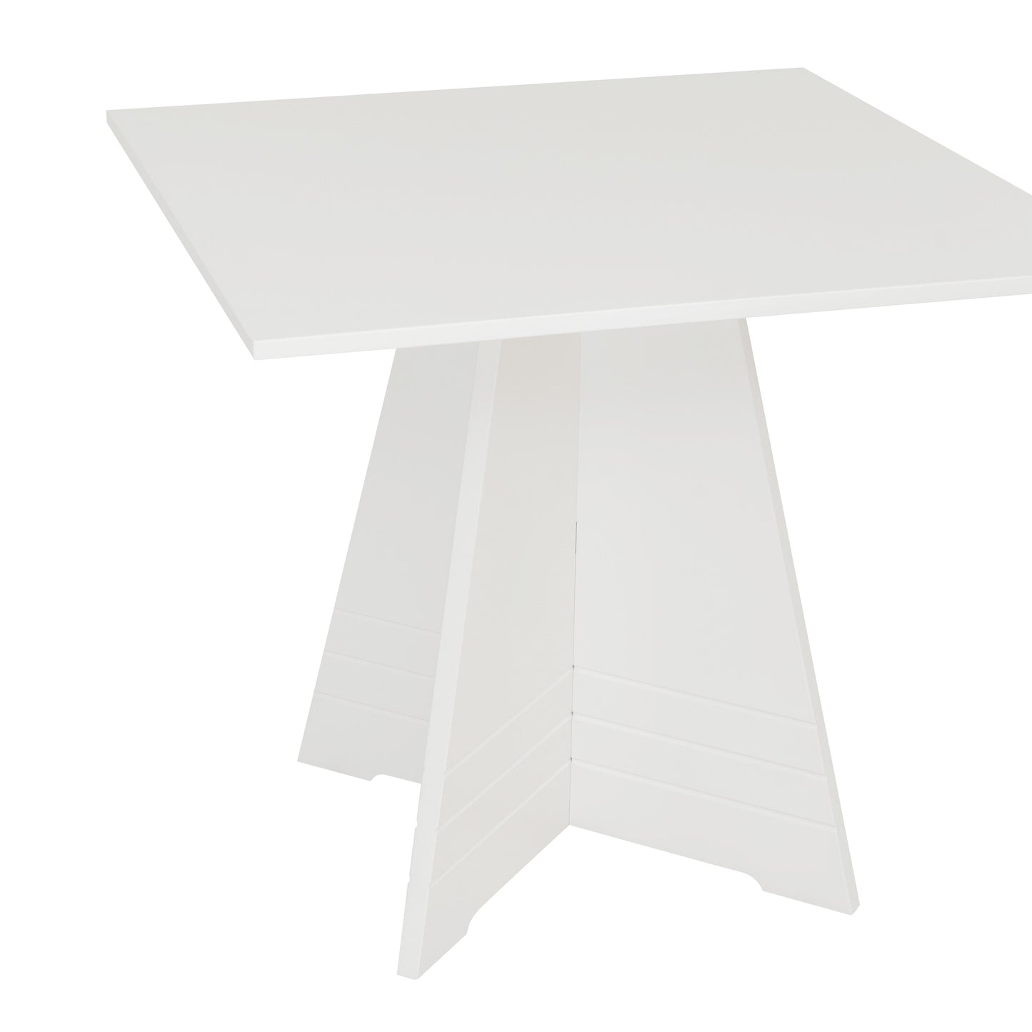 Table carrée sur pied Nancy White
