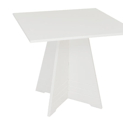 Table carrée sur pied Nancy White