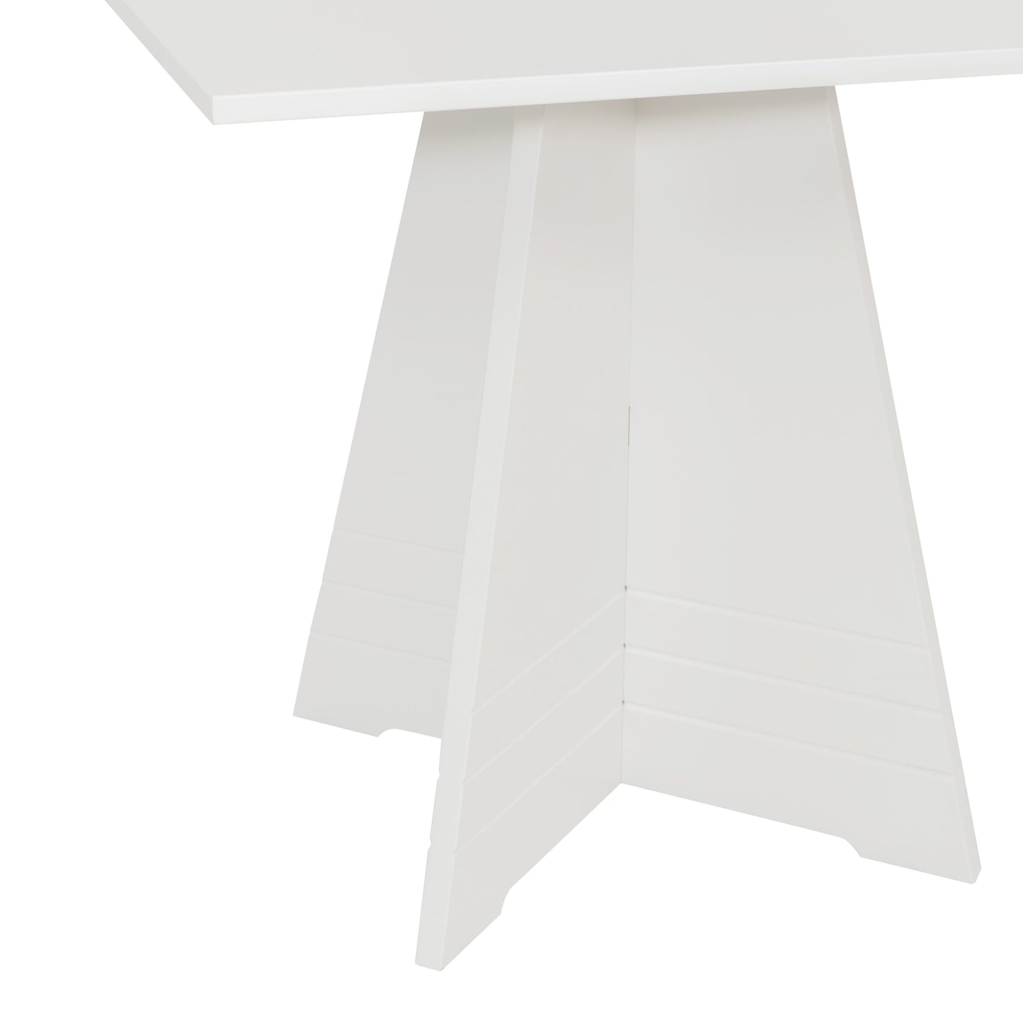 Table carrée sur pied Nancy White