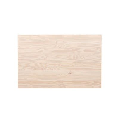 Table à tréteaux en érable gris Norah