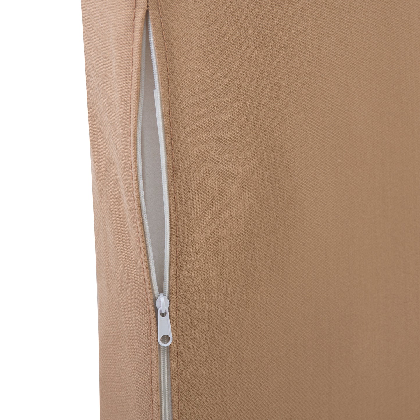 Canapé d'angle sans dossier Norah avec ensemble de 5 coussins