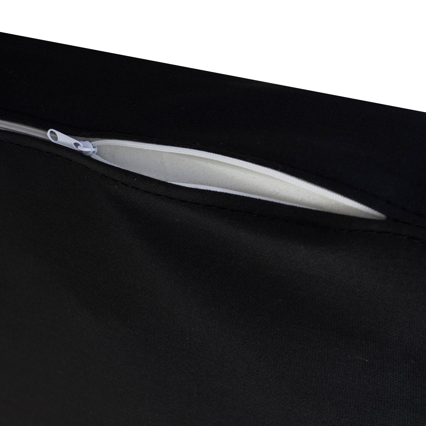 Canapé d'angle sans dossier Norah avec ensemble de 5 coussins