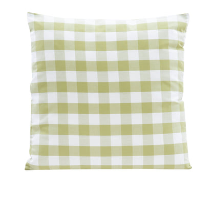 Canapé d'angle sans dossier Norah avec ensemble de 5 coussins