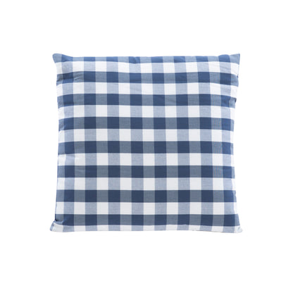 Canapé d'angle sans dossier Norah avec ensemble de 5 coussins