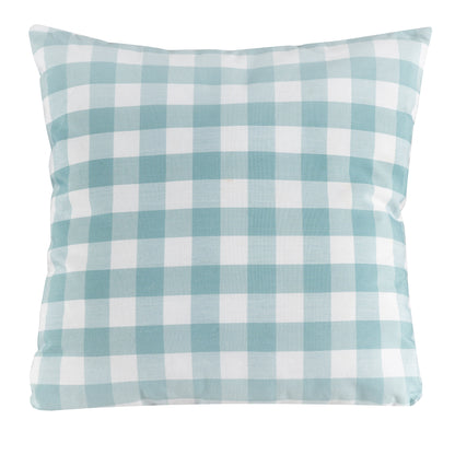 Canapé d'angle sans dossier Norah avec ensemble de 5 coussins