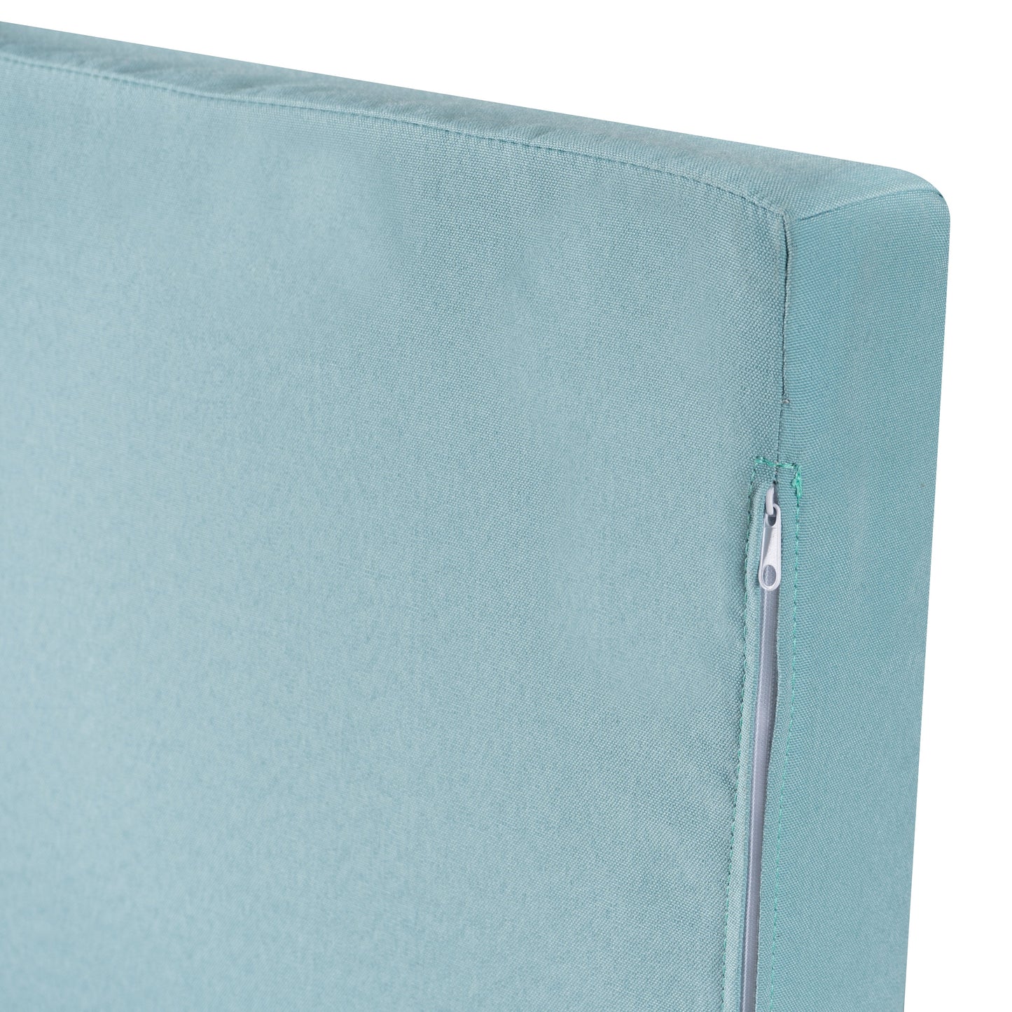 Canapé d'angle sans dossier Norah avec ensemble de 5 coussins