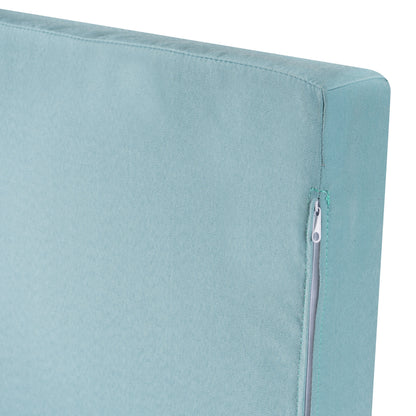 Canapé d'angle sans dossier Norah avec ensemble de 5 coussins