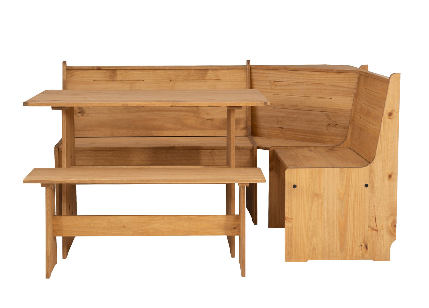 Ensemble coin repas en saule naturel