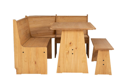 Ensemble coin repas en saule naturel