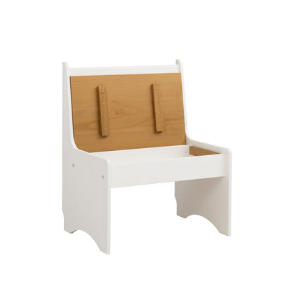 Banc à petit dossier Pender Honey White