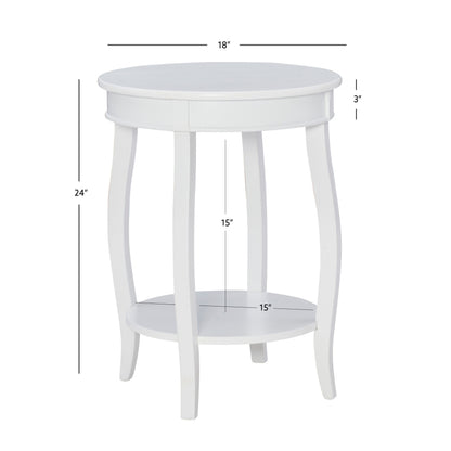 Table d'appoint ronde arc-en-ciel