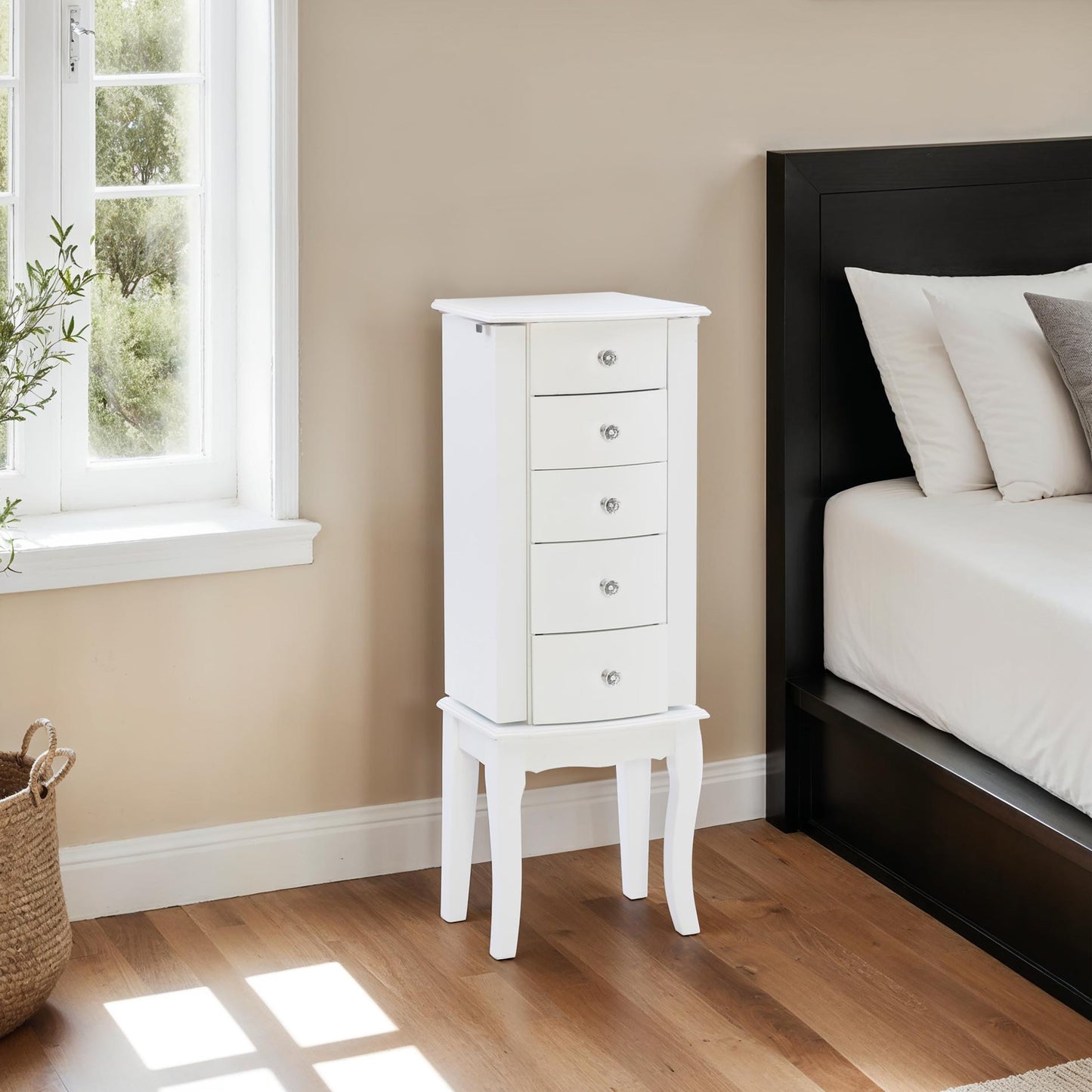 Armoire à bijoux Jasmine White