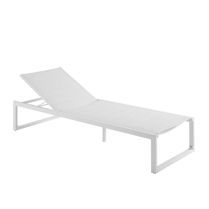 Chaise longue Alora en aluminium