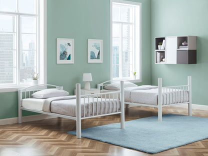 Lit superposé en métal lourd