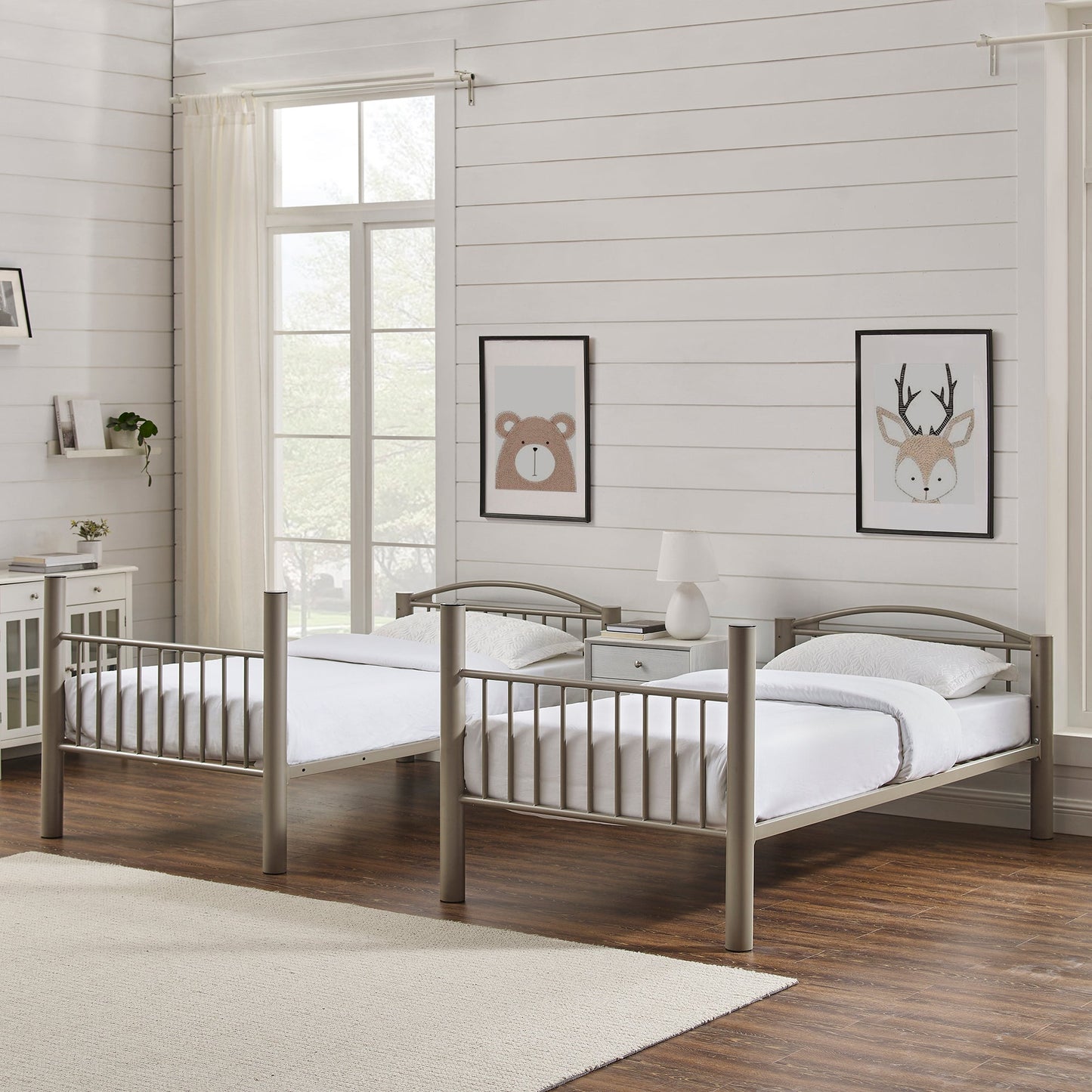 Lit superposé en métal lourd