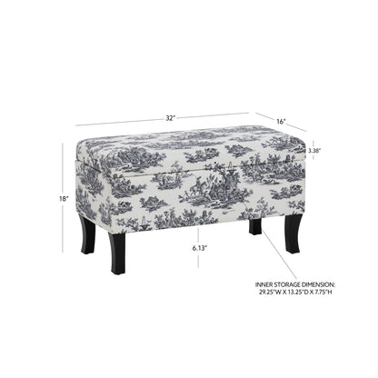 Banc de rangement Stéphanie