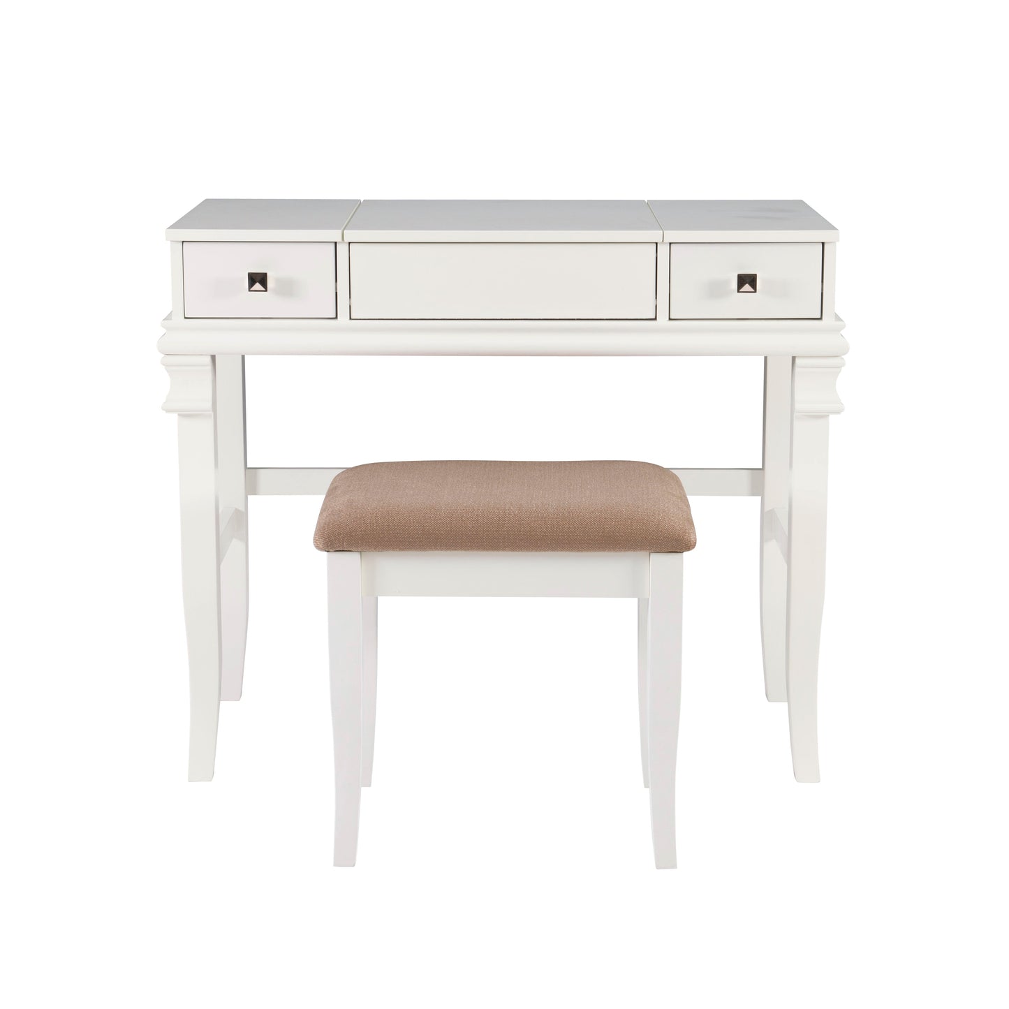 Ensemble de coiffeuse Angela en noyer