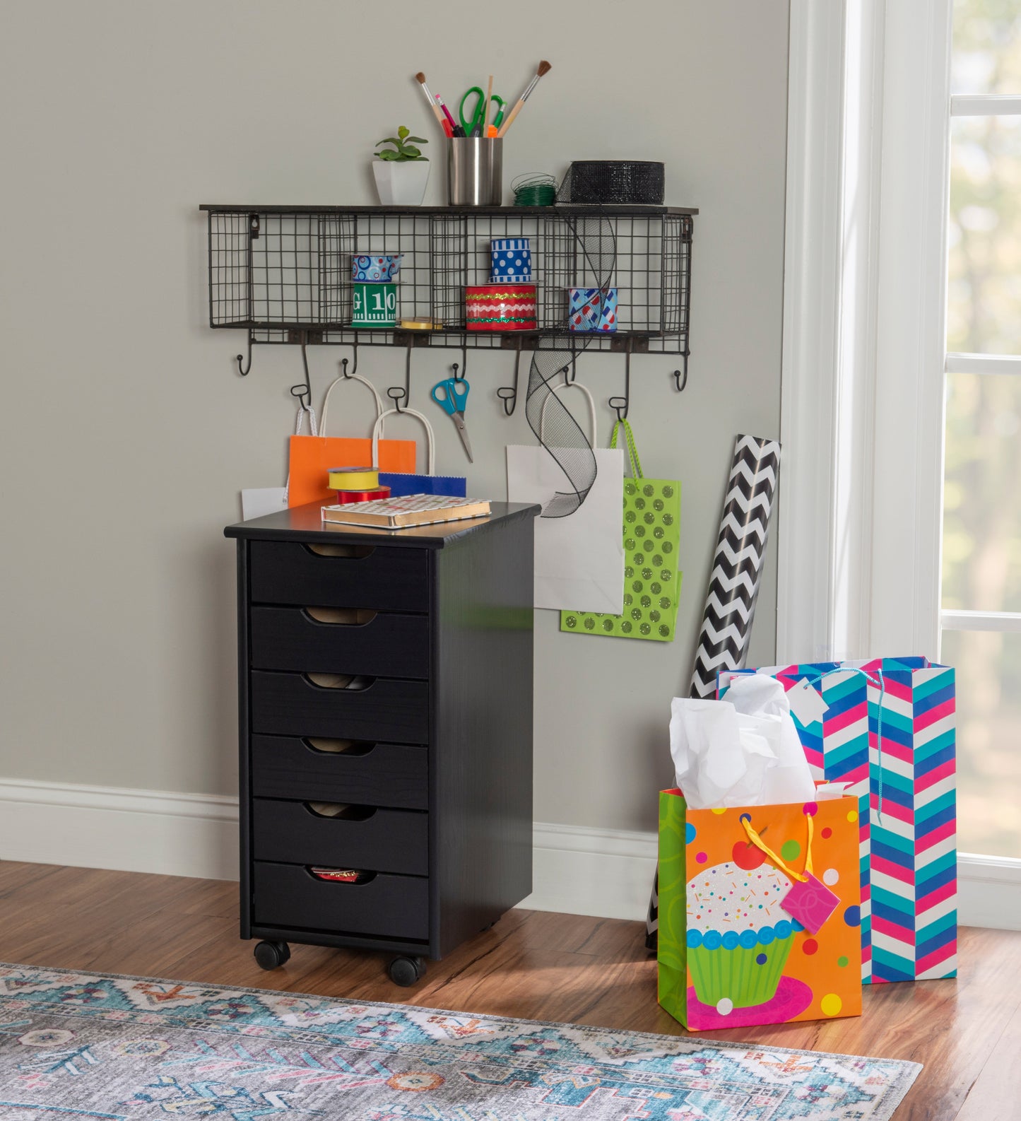 Chariot de rangement roulant Rudy