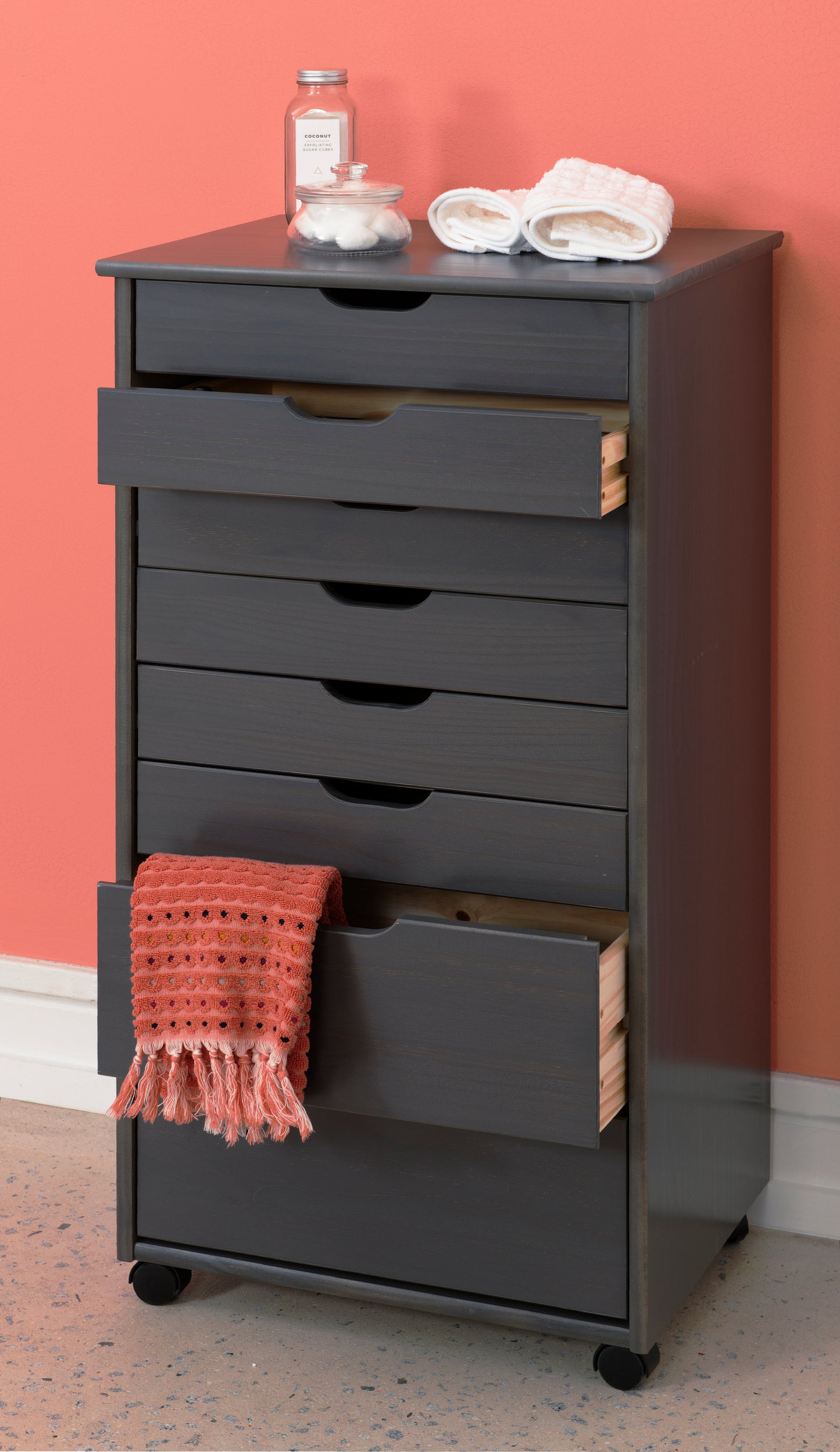 Chariot de rangement roulant Rudy