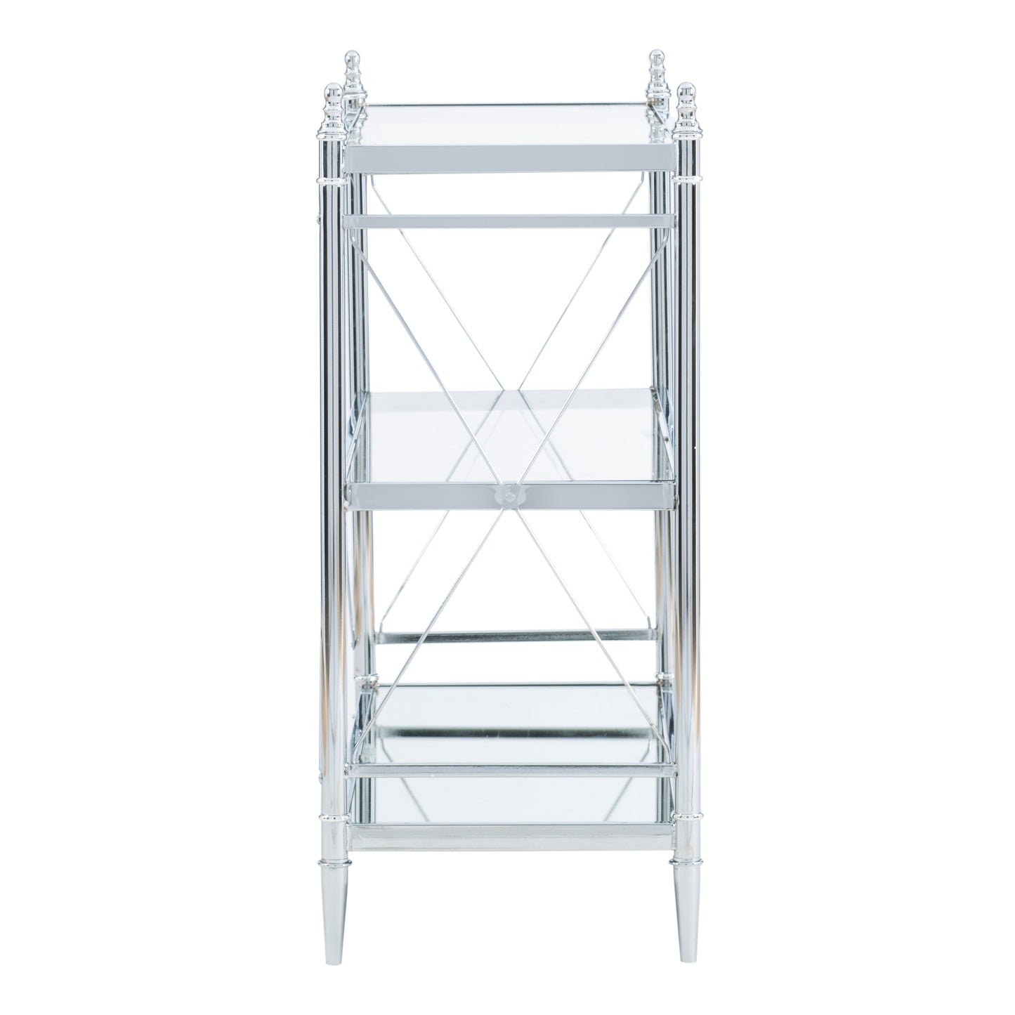 Étagère à trois niveaux Empire Chrome
