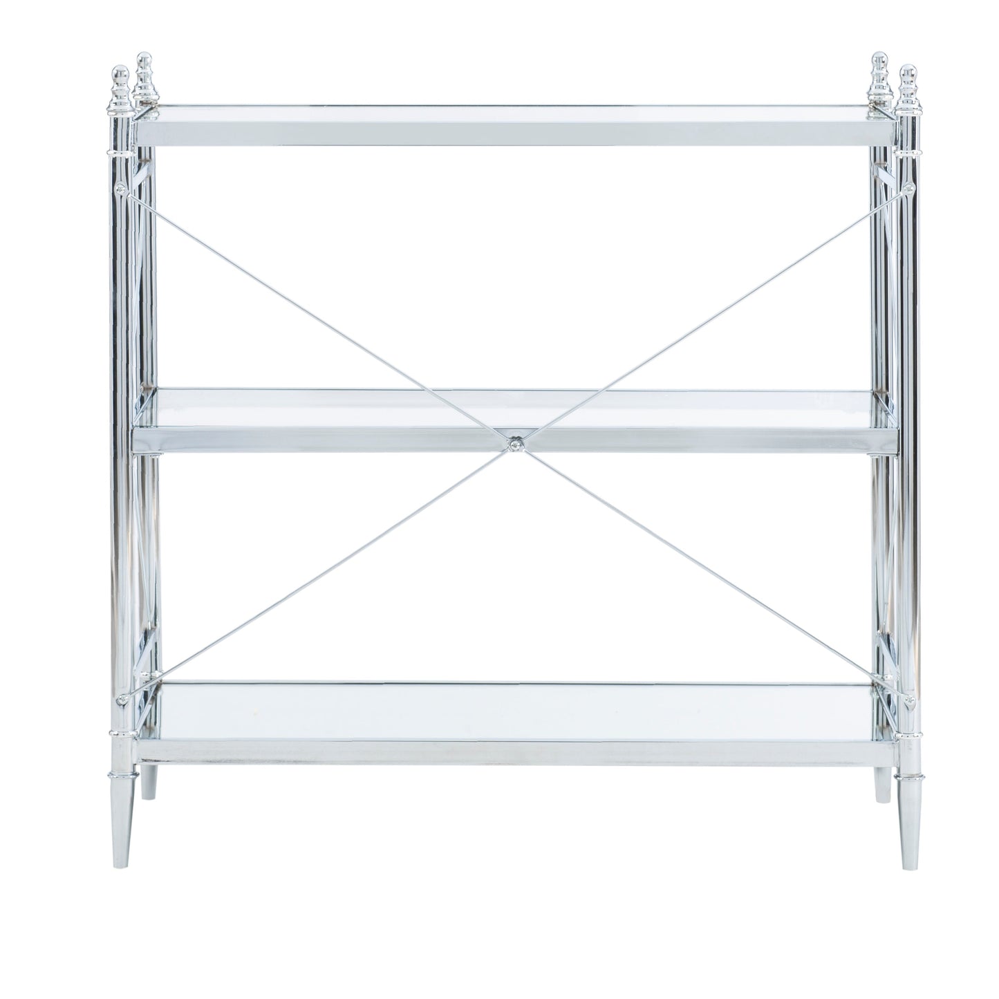 Étagère à trois niveaux Empire Chrome