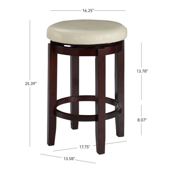 Tabouret Maya en similicuir