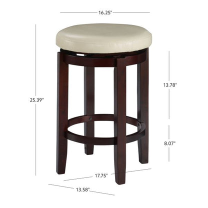 Tabouret Maya en similicuir