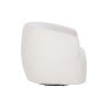 Fauteuil pivotant Skyler White Sherpa