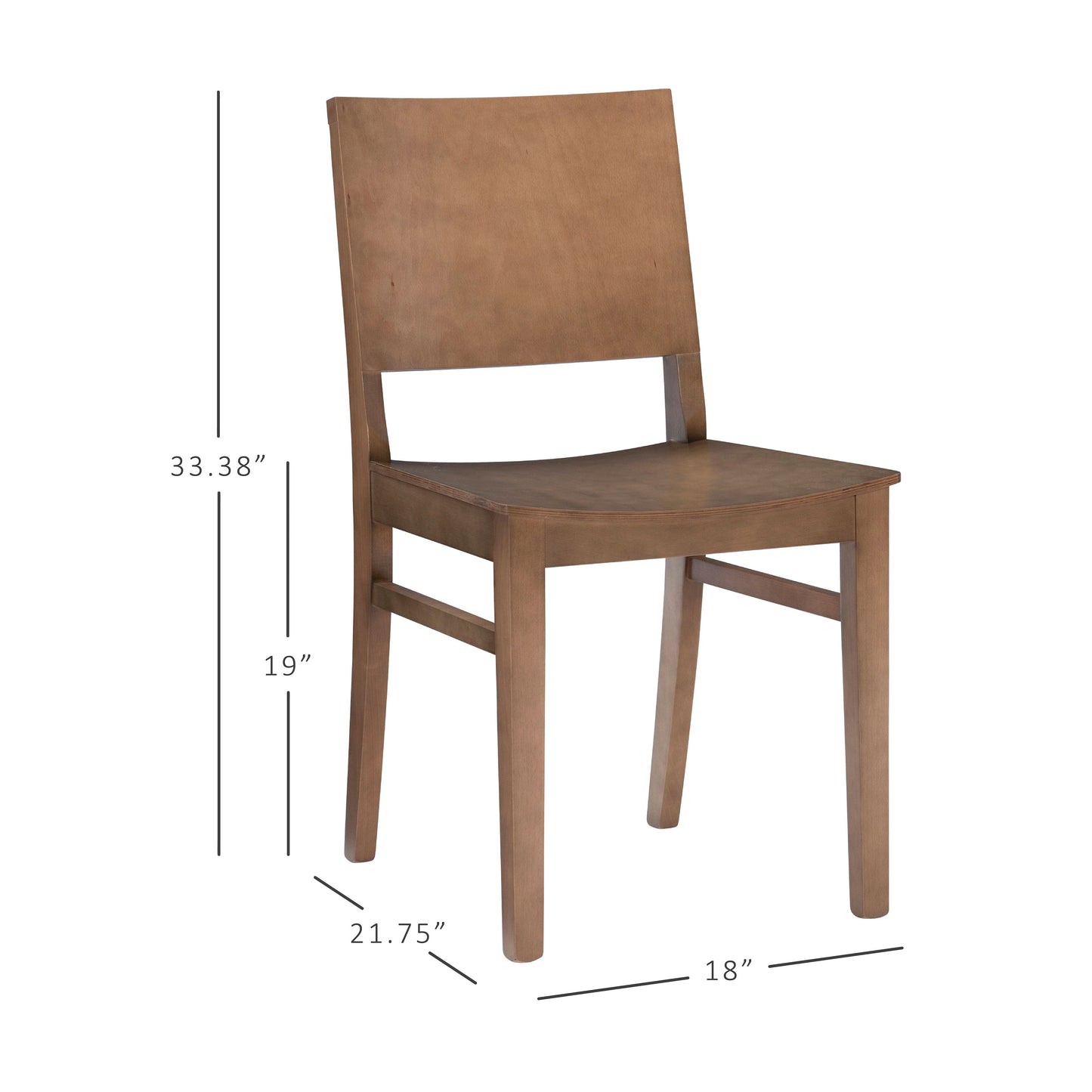 Chaise de salle à manger Kentucky (lot de 2)
