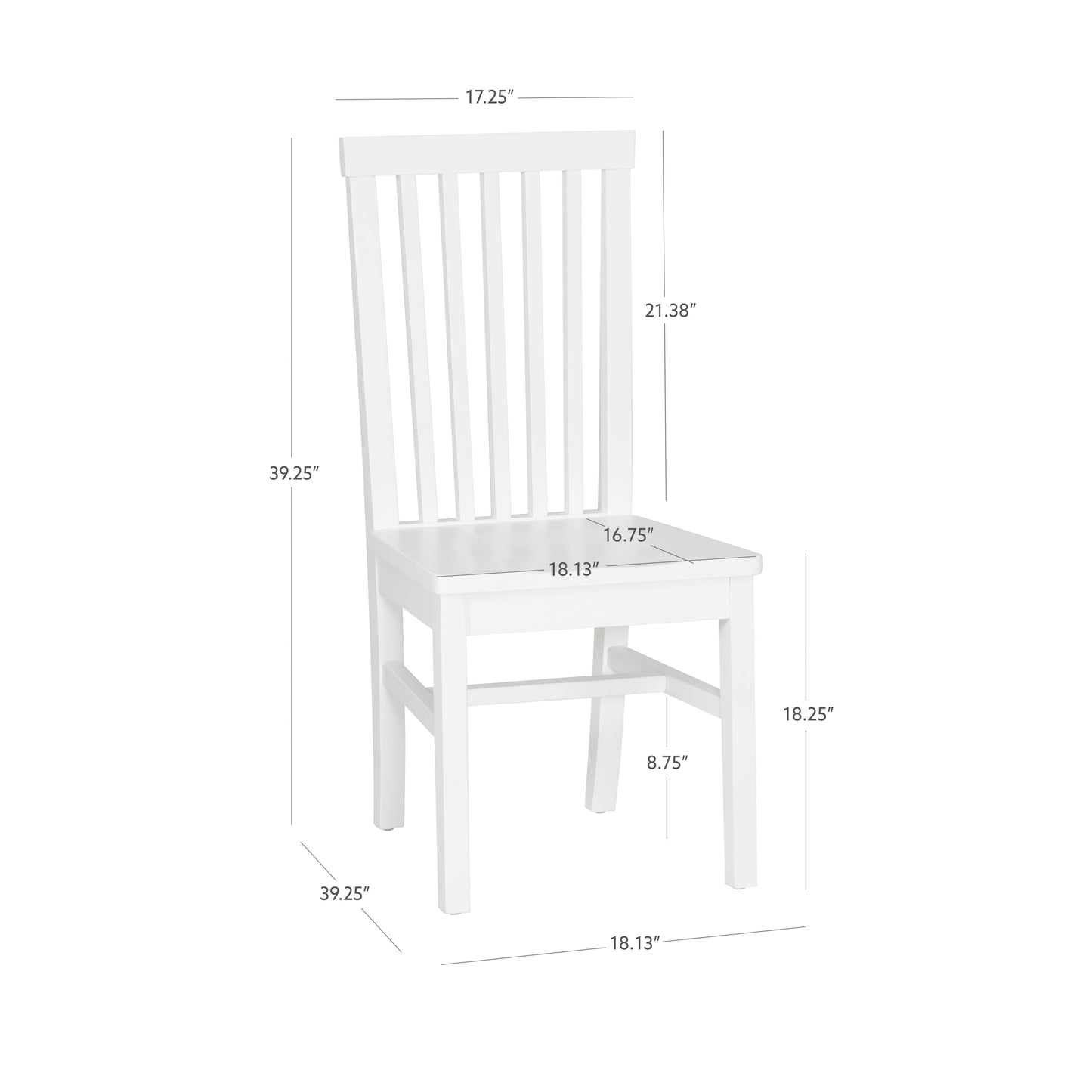 Chaise d'appoint Tory (lot de 2)