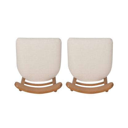 Chaise de salle à manger Mariah Brown, siège rembourré (lot de 2)