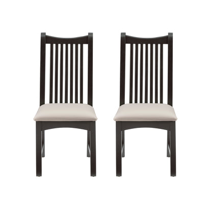 Fauteuil rembourré Andy noir (lot de 2)