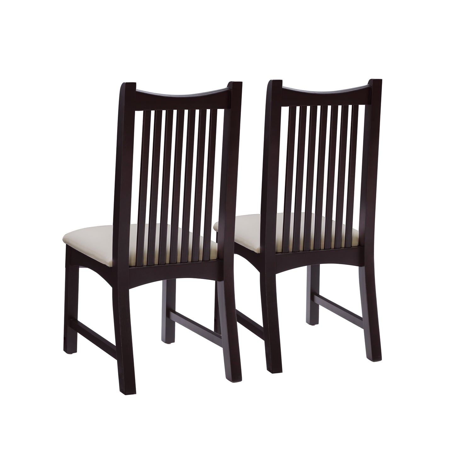 Fauteuil rembourré Andy noir (lot de 2)