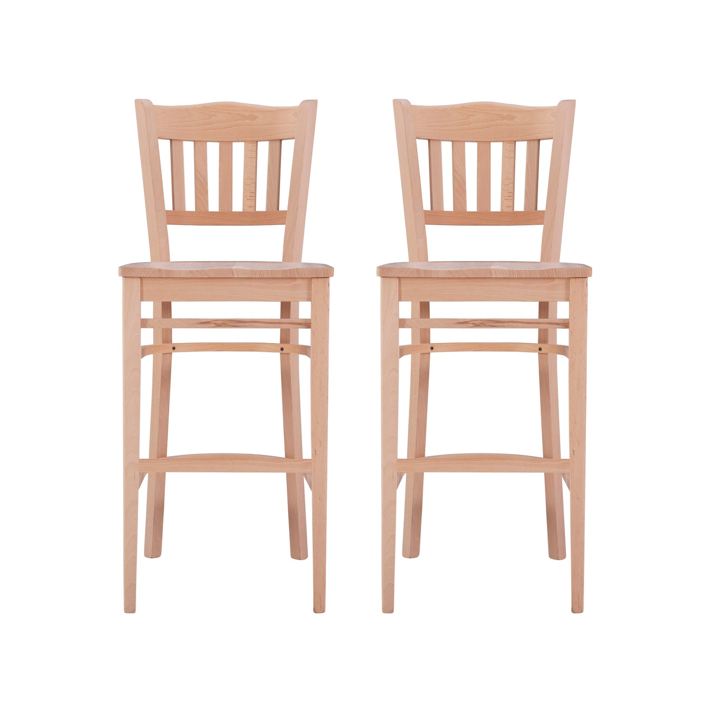 Tabourets de bar Minetta non finis (lot de 2)