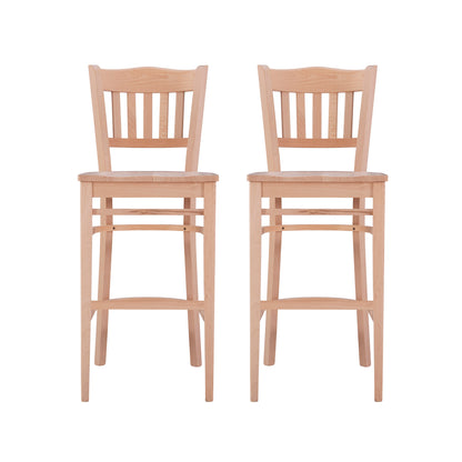 Tabourets de bar Minetta non finis (lot de 2)