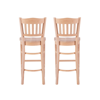 Tabourets de bar Minetta non finis (lot de 2)